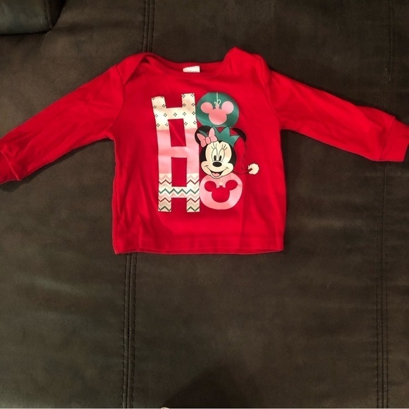 Disney Baby 2 Piece Minnie Holiday Outfit Size 12-18 Months - Picture 2 of 7